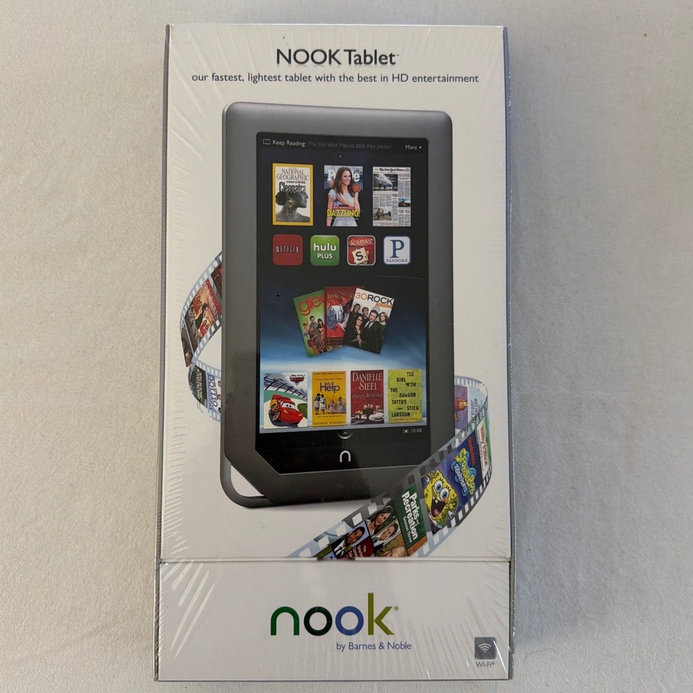 Barnes & Noble Nook Tablet 16GB Wi-Fi 7in VividView Display BNTV250 New Sealed